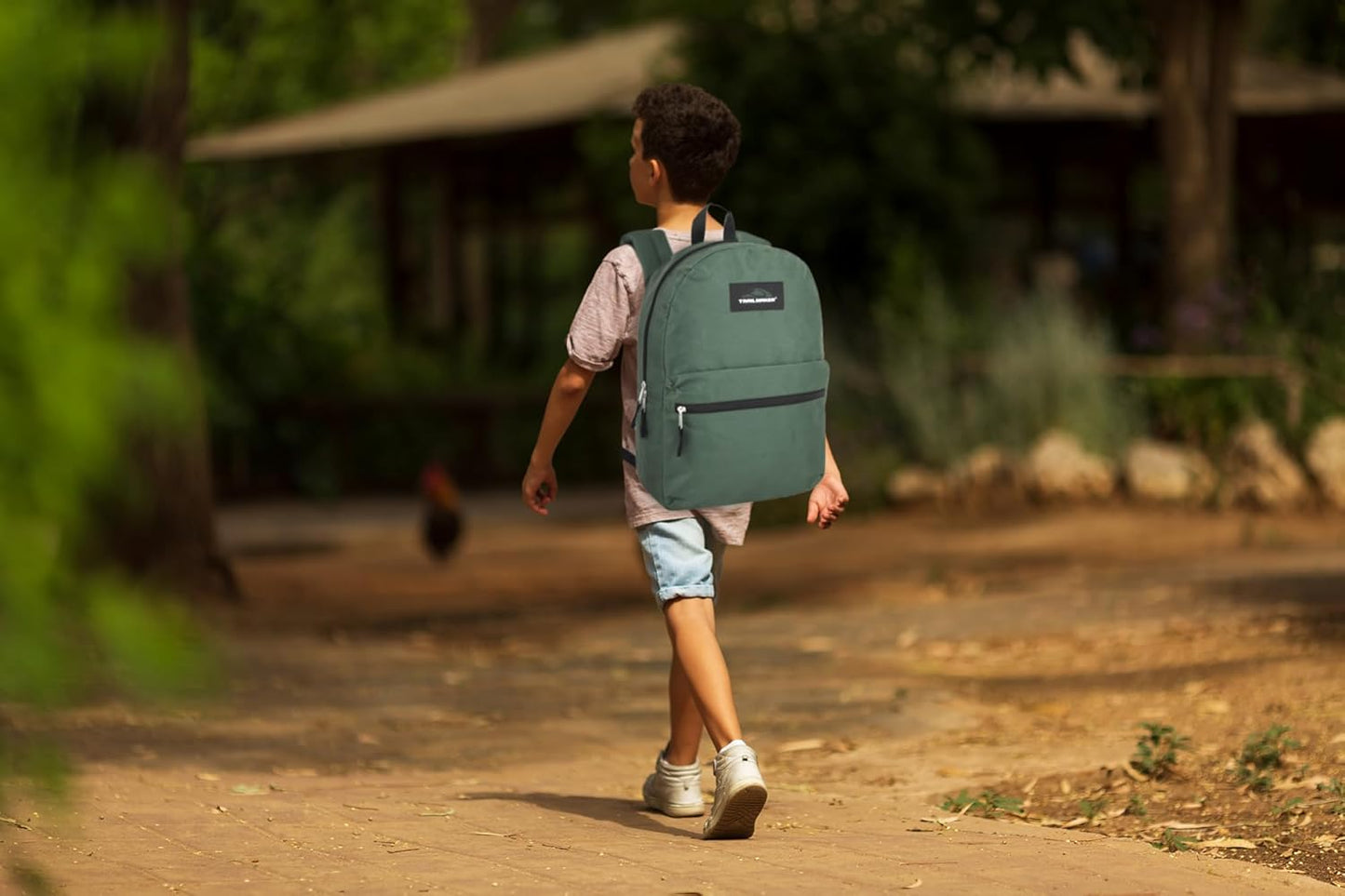 Backpack with School Supplies for Kids - 20 Piece Back to School Supplies with 17" Backpack (Green Pack)