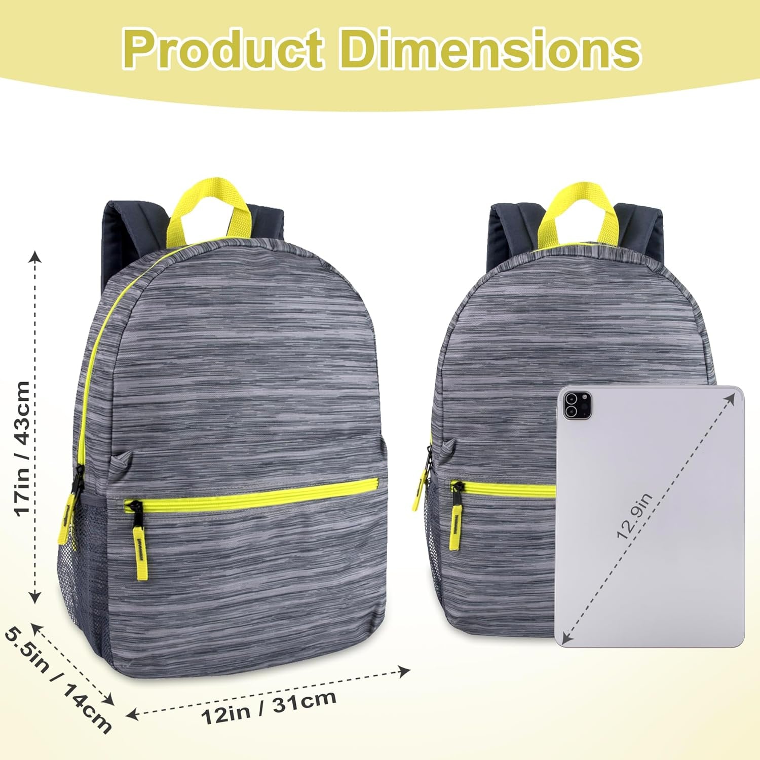 24 Pack of 17 Inch Printed Bulk Backpacks for Boys and Girls Wholesale Backpacks in Bulk for School Kids (Boys Assortment)