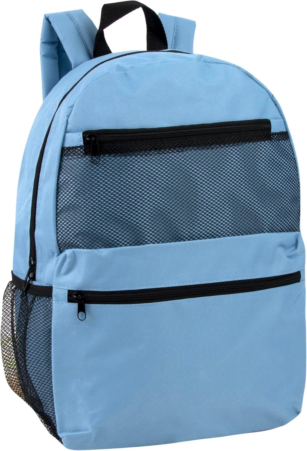 24 Pack Classic Backpacks in Bulk Wholesale Backpacks with Side Pocket, Mesh Pocket for Homeless Adults, Donation (Female Colors Pack)