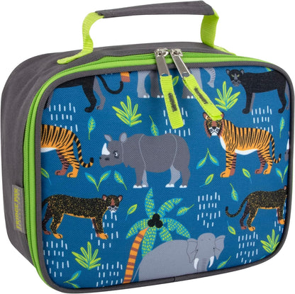 Reusable Lunch Bags in Fun Prints, Bulk 24 Pack Insulated Lunch Boxes Bulk Set