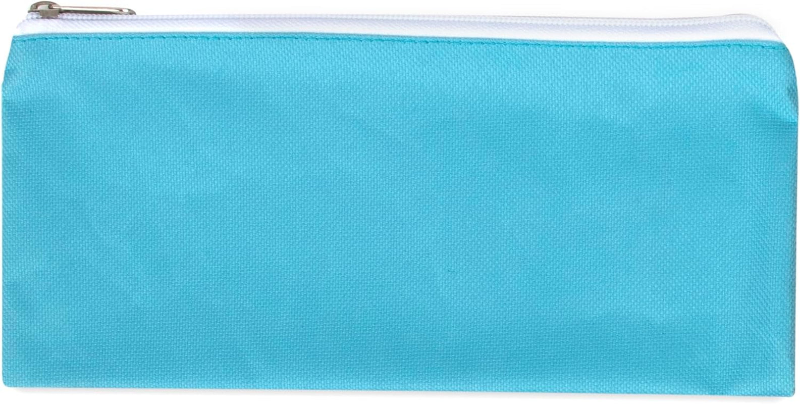 24 Pack Pencil Cases Bulk Bundle, Bulk Pencil Case Bags with Zipper for Kids, School, Offices