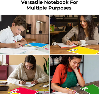 1440 Packs (Pallet) 1 Subject Notebooks, Spiral Notebook Bulk, College Ruled, Pallet of Notebooks,70 Sheets (140 Pages), 8 X 10-1/2",Bulk Spiral Notebooks for School & Office,4-7 Days Transit