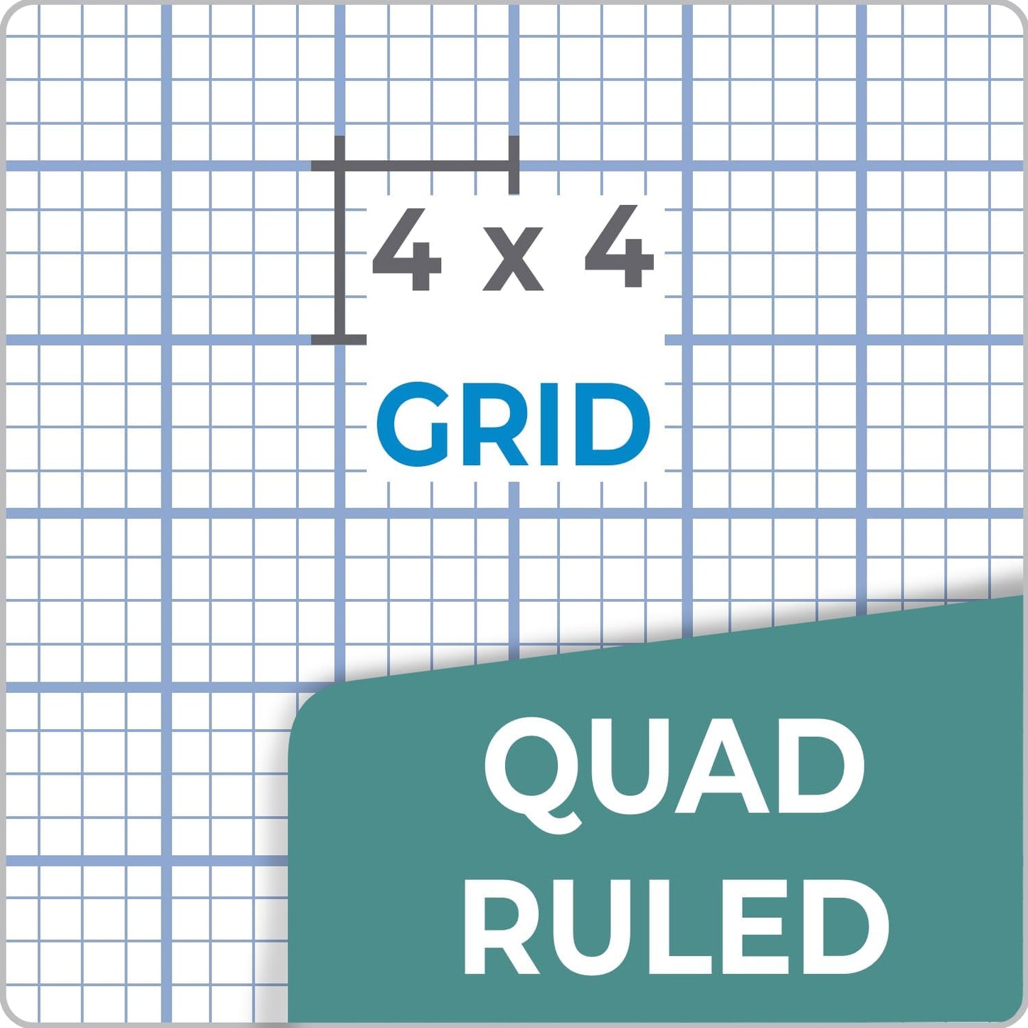 Graph Paper Composition Notebook, 5 Pack, 200 Pages (100 Sheets), Quad Ruled Composition Notebook, Graph Notebooks, 4X4 Grid Composition Notebook, Black Marble, Sewn Hard Cover, 9-3/4 X 7-1/2