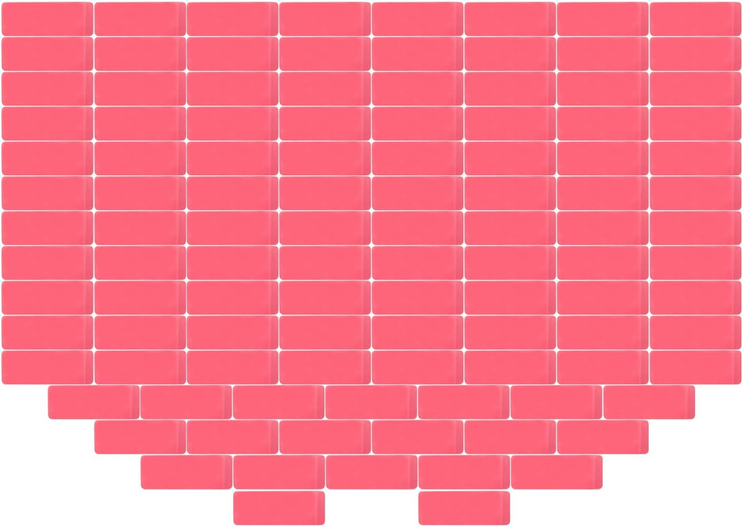 Bulk Pink Erasers for Kids Bulk Classroom, School Students, for Art Pink Bevel Erasers Large Latex Free in Bulk (300 Erasers)