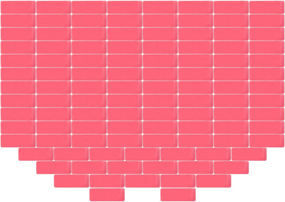 Bulk Pink Erasers for Kids Bulk Classroom, School Students, for Art Pink Bevel Erasers Large Latex Free in Bulk (300 Erasers)