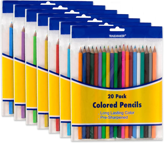 100 Packs of Colored Pencils Bulk for Classrooms, Artists, Kids, Adult Coloring | Bulk Colored Pencils Set School Supplies for Kids, Teachers (100 Packs of 20 Pencils)