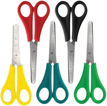 Scissors Bulk 100 Pack of Kids Scissors Bulk 5 Inch Blunt Tip Safety Classroom Scissors Perfect for School & Crafts